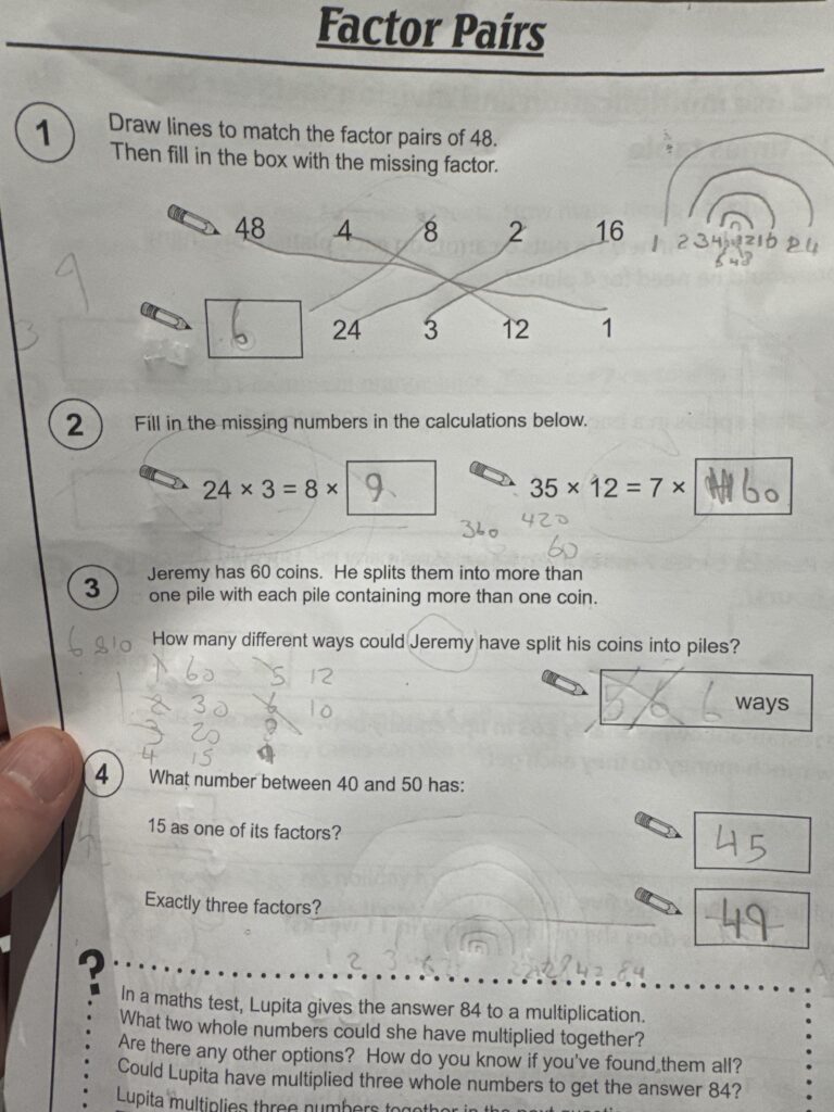Maths Sheets for 9 Year Olds