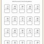 Maths Whiteboard Worksheets 2nd Grade
