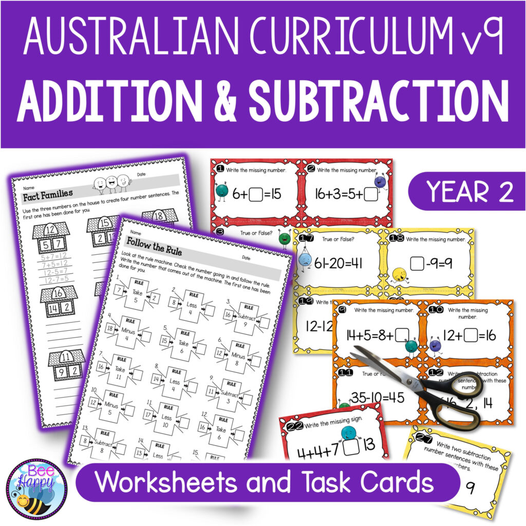 Maths Worksheets For Grade 2 Australia – Australian Curriculum v9 Year 2 Addition and Subtraction Worksheets … Maths Worksheets For Grade 2 Australia - Australian Curriculum v9 Year 2 Addition and Subtraction Worksheets ...