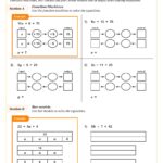 Maths Worksheets Key Stage 2 - Solving Two Step Equations Worksheet | PDF printable Algebra Worksheets