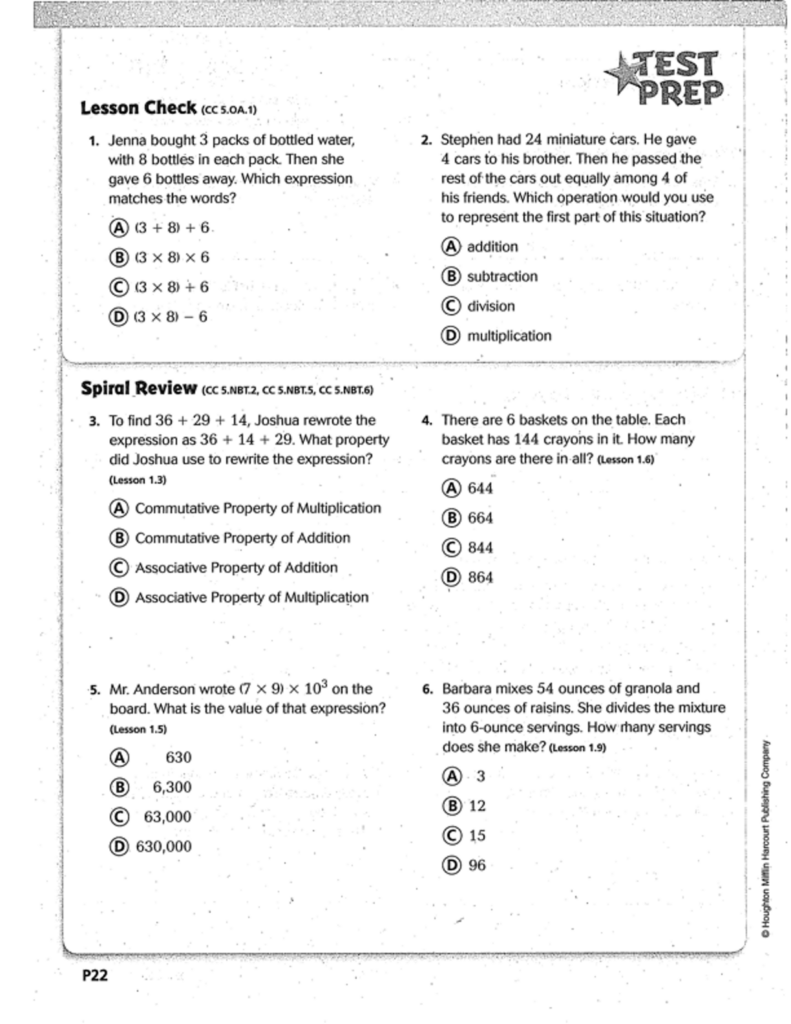Mathwork Sheets Go Answer Key – 5th Grade Go Math Worksheets With Answer Key – Free Printable Mathwork Sheets Go Answer Key - 5th Grade Go Math Worksheets With Answer Key - Free Printable