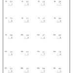 Multiplication 2 Digits By 1 Digits Worksheets