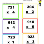 Multiplication 3 By 1 Digit Worksheets