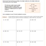 Multiplication By Two Digit Numbers Worksheet