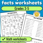 Multiplication Facts Worksheets Grade 3