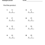 Multiplication For 3rd Grade Printable