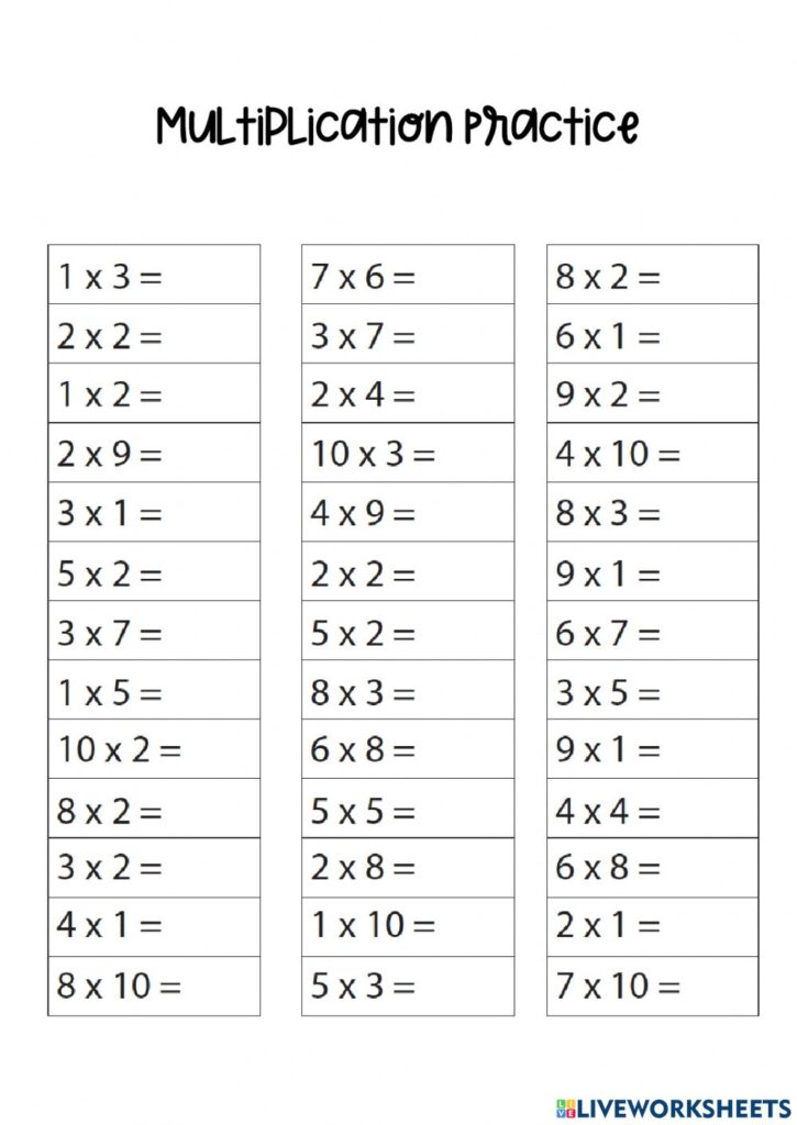 Multiplication For 3rd Grade Worksheets – Multiplication 3rd Grade Worksheets – Printable Worksheets Multiplication For 3rd Grade Worksheets - Multiplication 3rd Grade Worksheets - Printable Worksheets