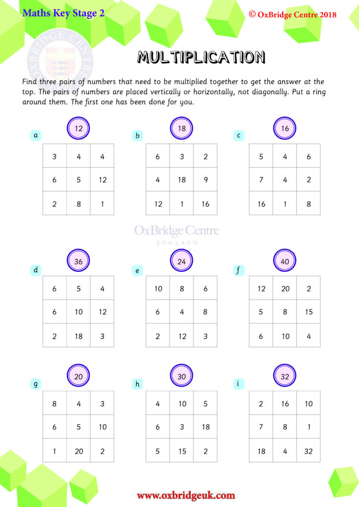 Multiplication | Math worksheet, Key stage 2 maths, Key stages Multiplication | Math worksheet, Key stage 2 maths, Key stages
