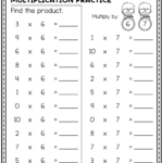 Multiplication Pages For 3rd Grade