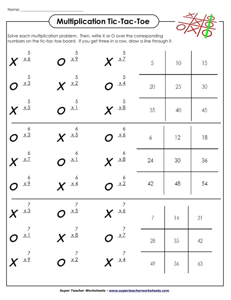 Multiplication Search Super Teacher Worksheets - Super Teacher Worksheets Multiplication - Printable Worksheets