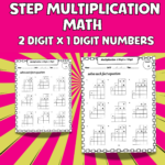 Multiplication Step By Step Worksheet