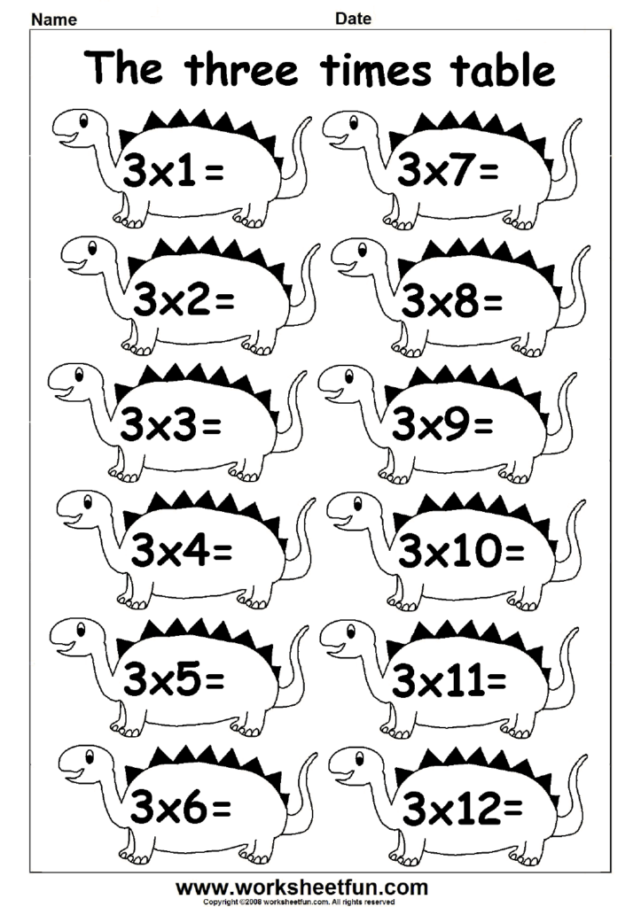 Multiplication Times Tables Worksheets – 2, 3, 4 & 5 Times Tables … Multiplication Times Tables Worksheets - 2, 3, 4 & 5 Times Tables ...