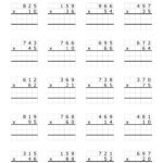 Multiplication Worksheet 3 Digit By 2 Digit