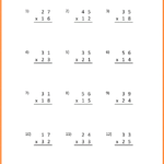 Multiplication Worksheet For Class 3