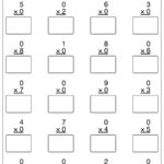 Multiplication Worksheets 0 1 2