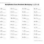 Multiplication Worksheets 1 2 3 4 5