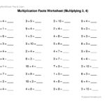 Multiplication Worksheets 2 3 4