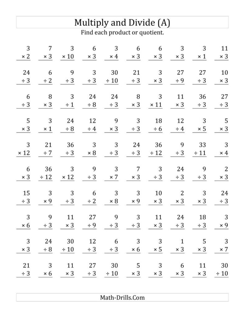 Multiplication Worksheets 2's And 3's - 2s And 3s Multiplication Worksheets - Free Printable