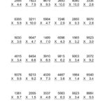 Multiplication Worksheets For 6th Grade
