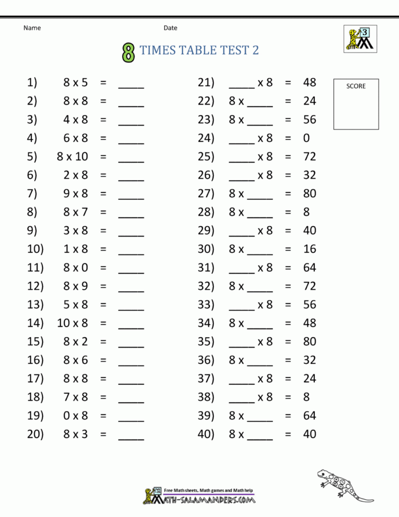 Multiplication Worksheets For 8 Year Olds Printable – Multiplication … Multiplication Worksheets For 8 Year Olds Printable - Multiplication ...