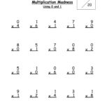 Multiply By 0 1 2 Worksheet