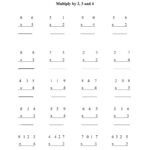 Multiply By 2 And 4 Worksheet