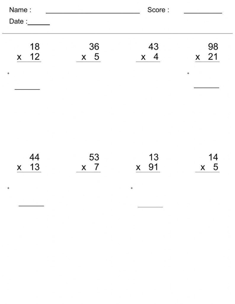 Multiply by one… | Math Worksheets | 392363