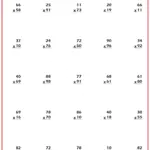 Multiplying 2 Digits By 2 Digits Worksheets