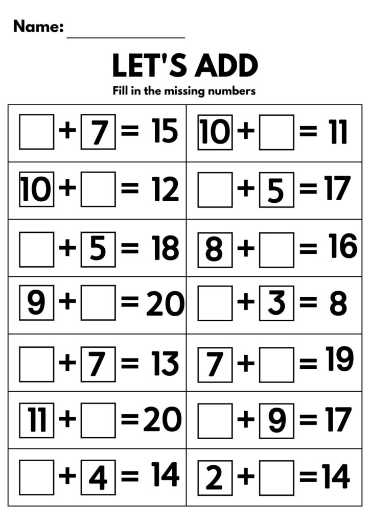 Picture Of Math Worksheet Filled Out – 10 Printable Additition Fill in the Blanks Worksheets (numbers 1-20 … Picture Of Math Worksheet Filled Out - 10 Printable Additition Fill in the Blanks Worksheets (numbers 1-20 ...
