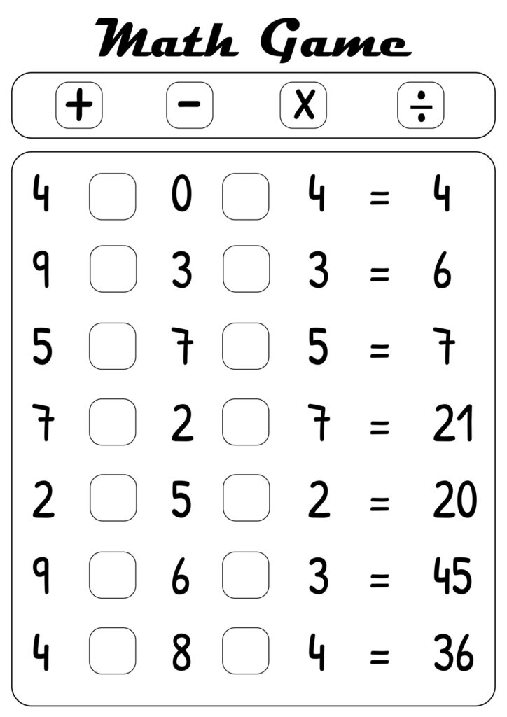 Colorful printable math board games designed for interactive learning