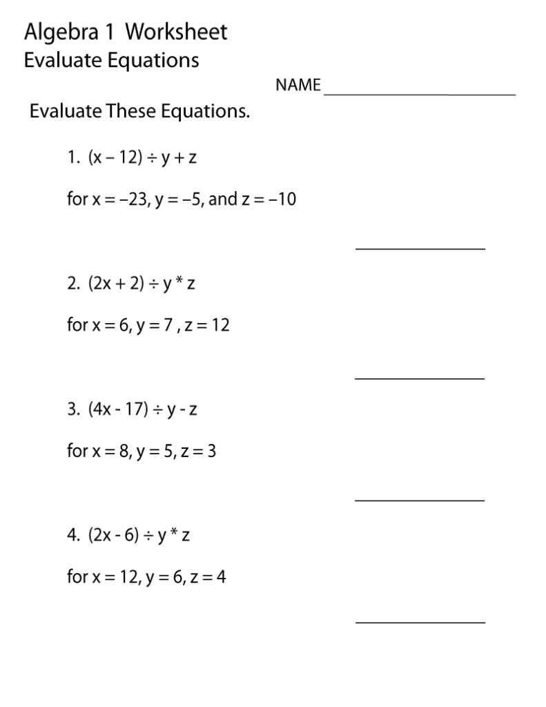 Practice Math Problems | Learning Printable