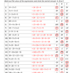 Practice Math Questions And Answers All Levels Worksheets