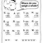 Printable Fun Working Sheet For Math
