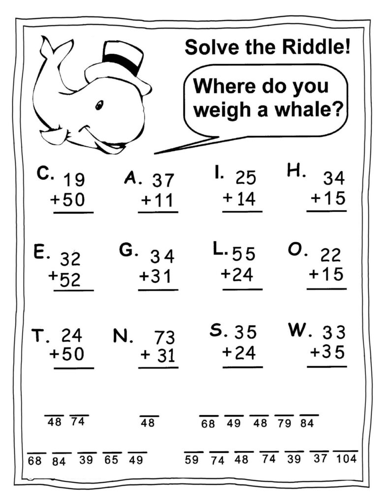 Printable Fun Working Sheet For Math – Math is Fun Worksheets to Print | Activity Shelter Printable Fun Working Sheet For Math - Math is Fun Worksheets to Print | Activity Shelter