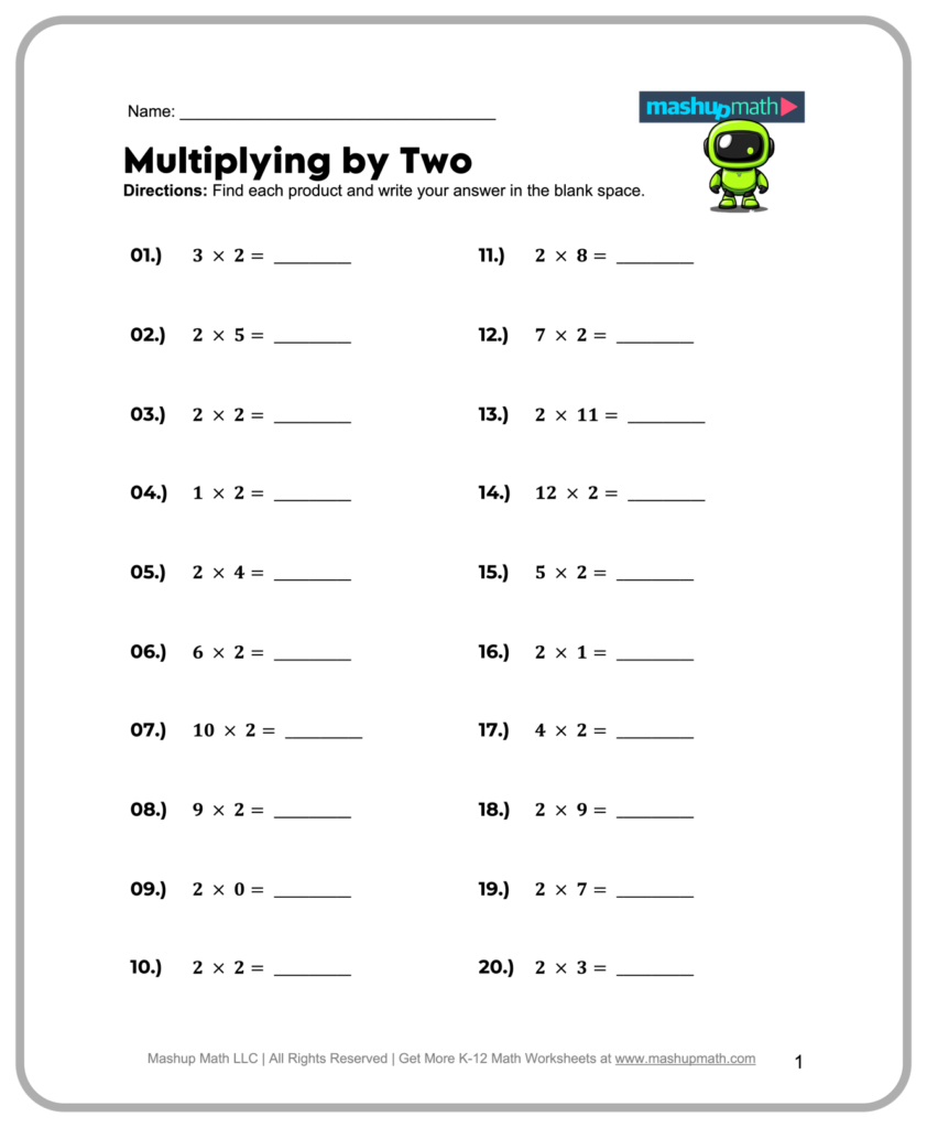 Printable Math Sheets for 2nd Gr