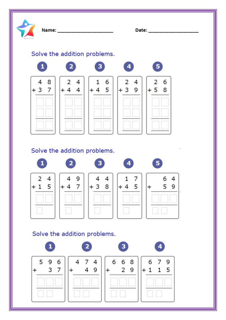 Printable Math Sheets For 3rd Graders - math worksheets for grade 3
