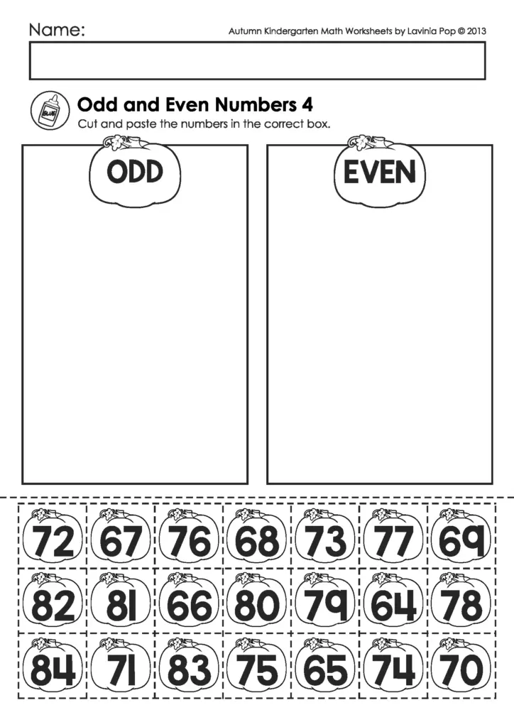 Printable Math Sheets for Children