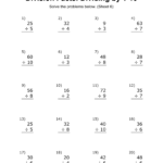 Printable Math Worksheets 6th Grade