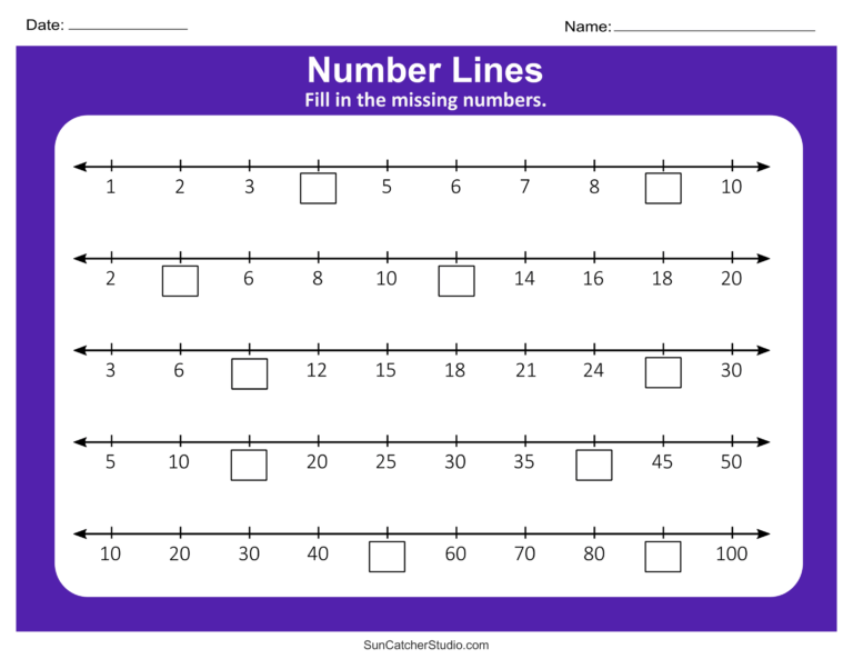 Printable Math Worksheets Not On Pintrest - Free printable missing numbers worksheet for kids to fill in the blanks on number