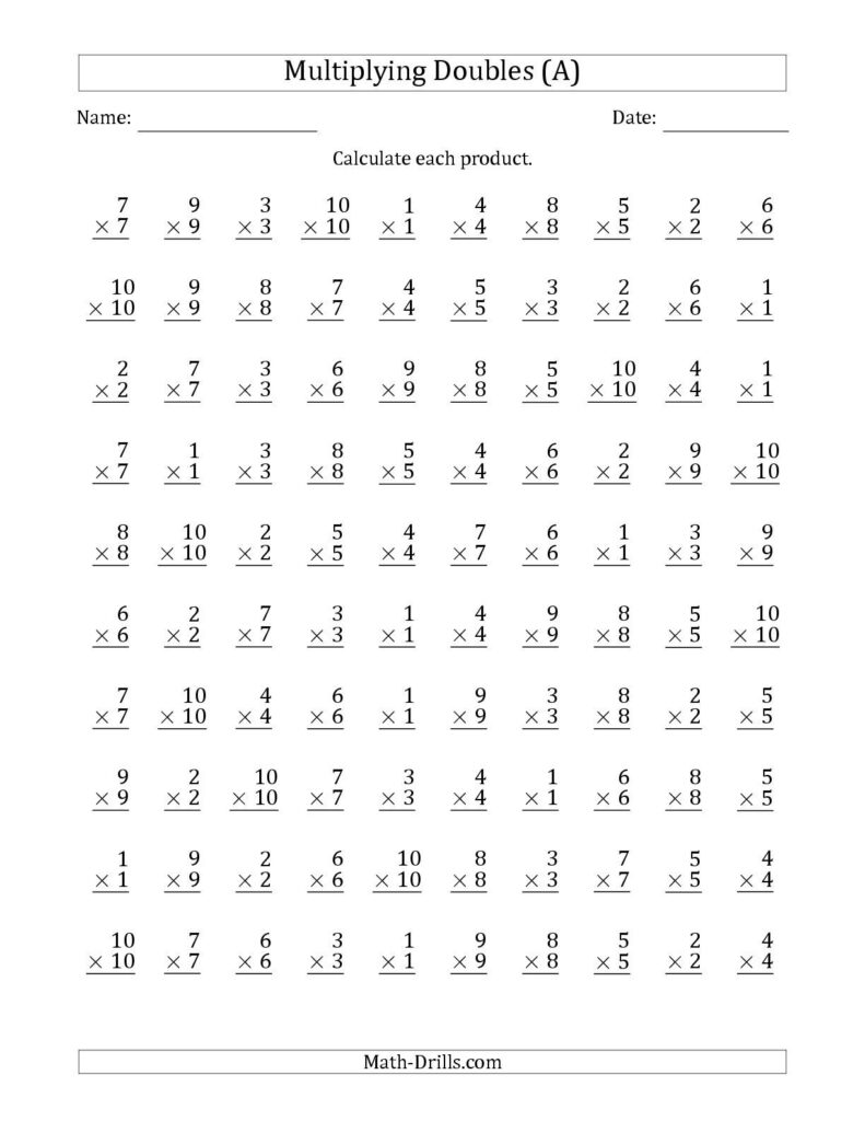 Printable Maths Worksheets For 10 Year Olds - Aldy stroller
