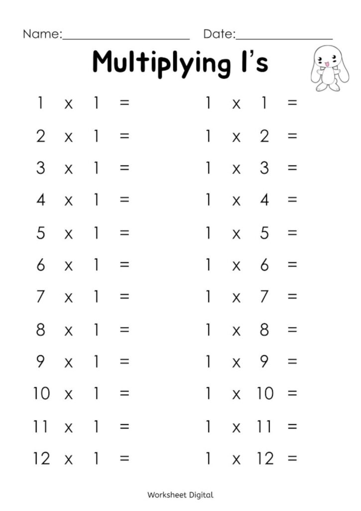 Printable Multiplication Worksheets: Times Tables 1-12 (PDF) – Etsy Printable Multiplication Worksheets: Times Tables 1-12 (PDF) - Etsy