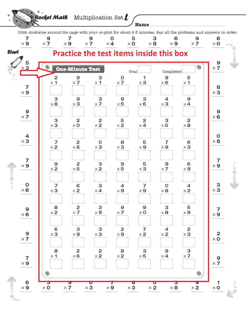 Rocket Math Worksheets Grade 2