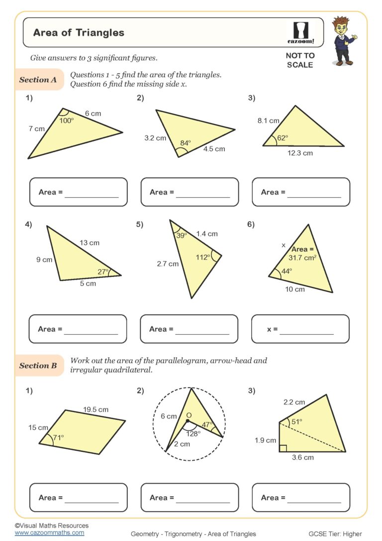 School Maths Sheets To Print