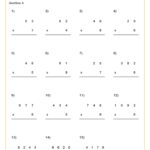 Short Multiplication Worksheets Year 3