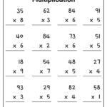 Simple 2 Digit Multiplication Worksheets