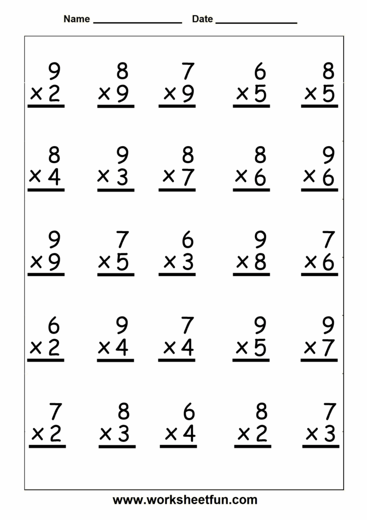 Single Digit Multiplication And Division Worksheets – Free Printable … Single Digit Multiplication And Division Worksheets - Free Printable ...