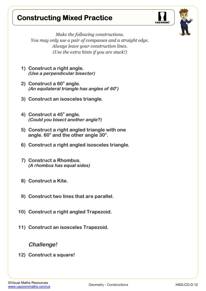 Technical Math Practice Worksheets With Answers