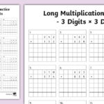 Two And Three Digit Multiplication Worksheets