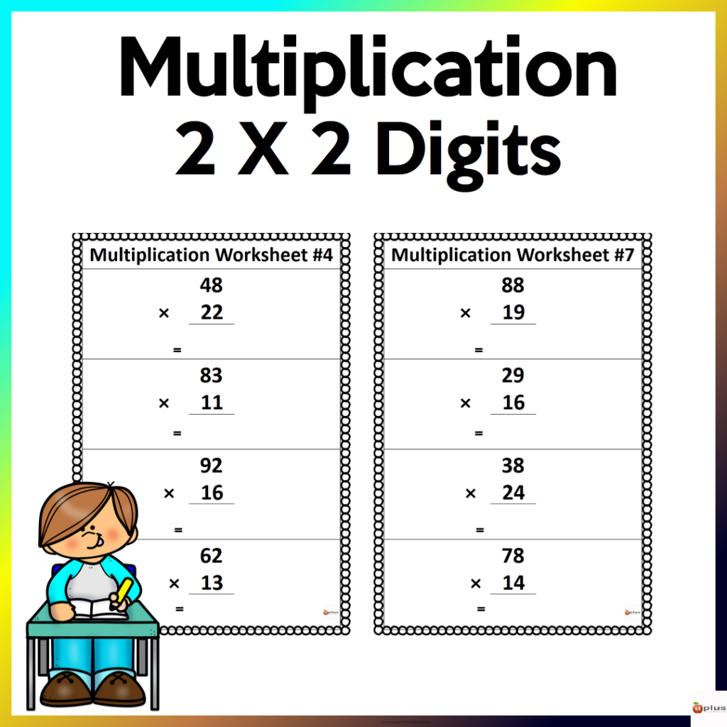 Two Digit By Two Digit Multiplication Worksheets | Made By Teachers Two Digit By Two Digit Multiplication Worksheets | Made By Teachers