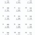 Two Digit Number Multiplication Worksheets